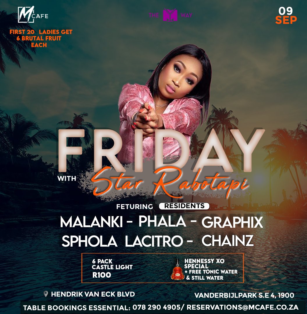 The Mway Friday special..... First 20 ladies gets free buzz