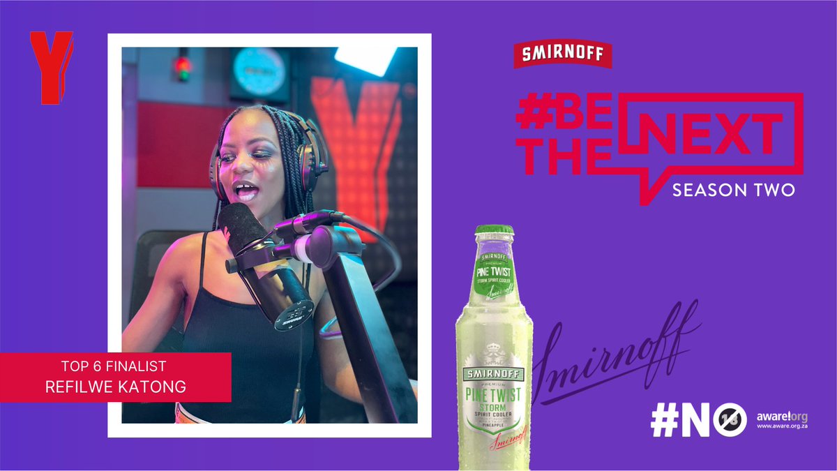 Yfm's tweet photo. The @SmirnoffSA Pine Twist #BeTheNext top 6 showed up and showed off on #TheNightcap.

Have your say on who should be joining the Y line-up. If you think @FifiFrequency should #BeTheNext then cast your vote now 👉 https://t.co/Ywas6nWTjO https://t.co/uTvxUxaNxd