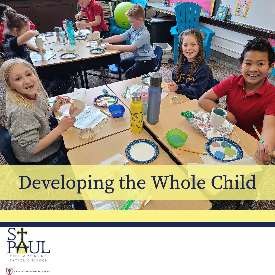 As St. Paul the Apostle Catholic School helps our students to develop a relationship with Jesus, we strive to work with families and develop student's academic potential.

#elementaryschool #catholiceducation #gradeschool #kindergarten #catholicschool #davenportiowa #davenpor ...