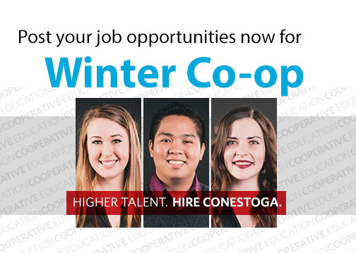 Now accepting job postings for the winter 2023 work term (January to the end of April).
See ow.ly/4jbe50KEsRF for programs and student availability.

Need a co-op student now? - last day to post jobs for the fall will be next Friday, September 16.