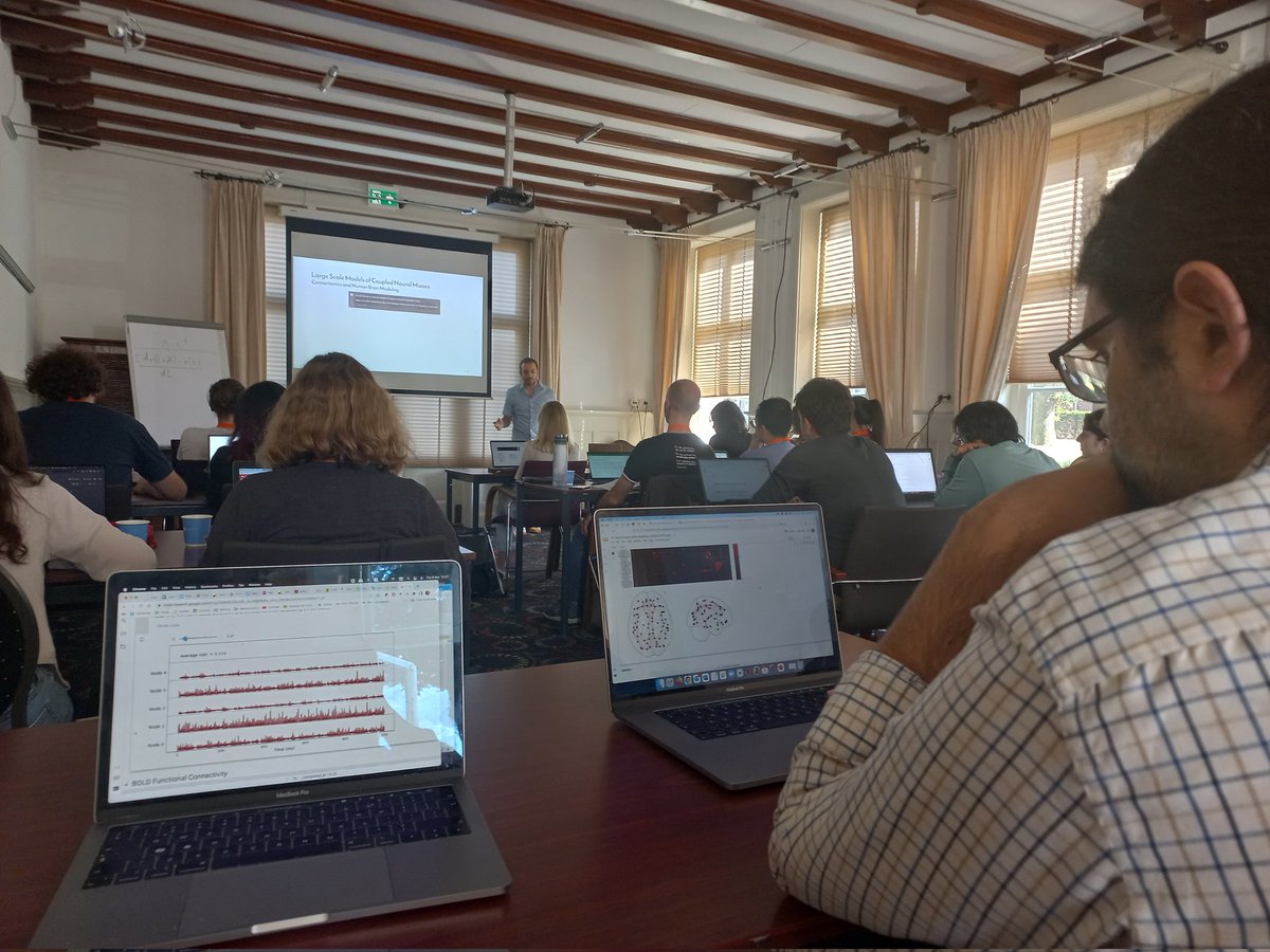 Enjoying a lot this tutorial to run whole brain simulations in python by @francpsantos at the Donders Cognitive, Brain &amp; Technology Summer School <a href="/jorgefmejias/">Jorge Mejias</a> <a href="/Castaldo_Fr/">Francesca</a>