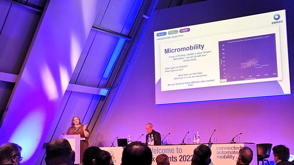 Cenex LCFC on Twitter "Beth Morley talks 'A roadmap to Micromobility' in the 'Two wheelers