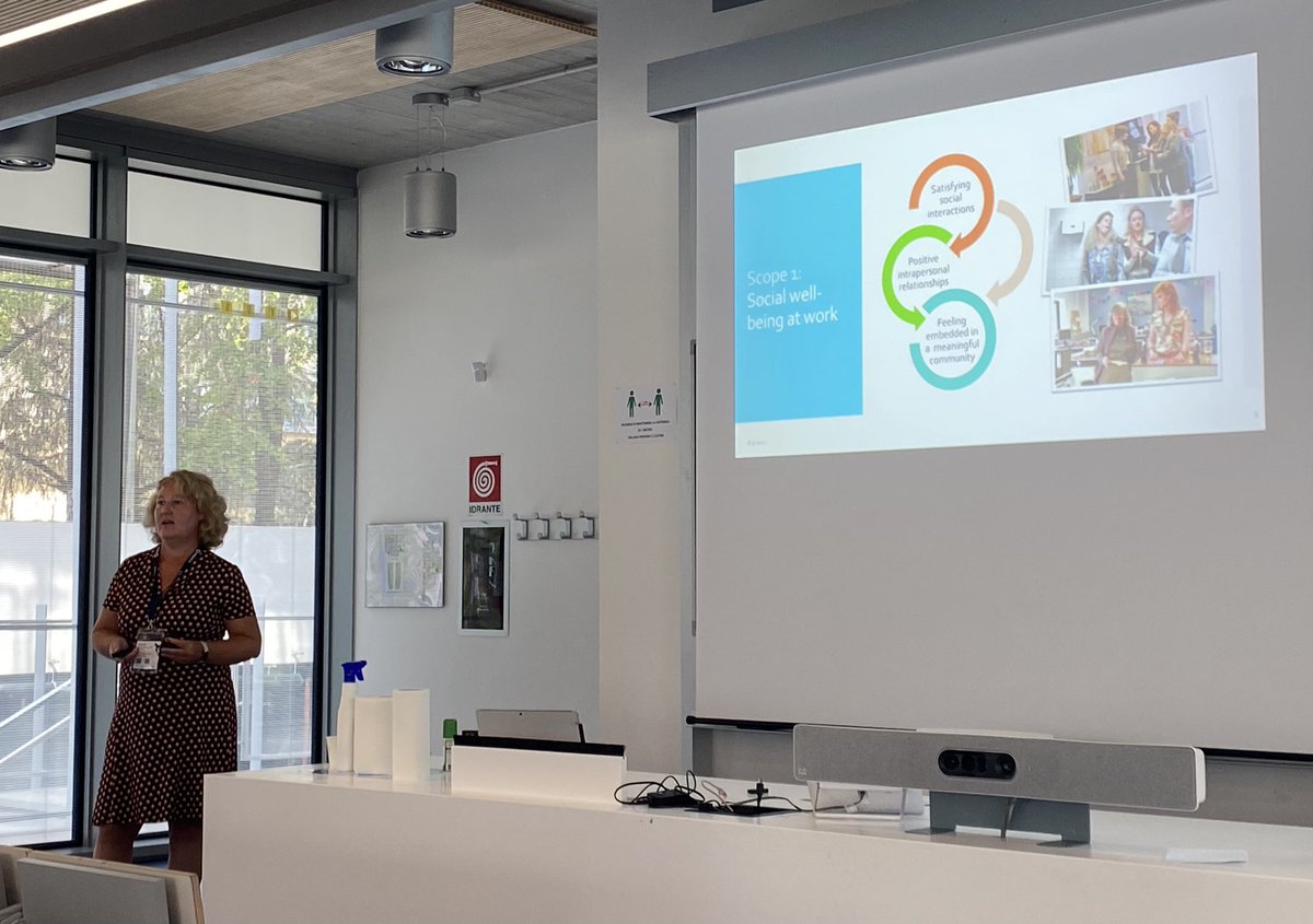 @SColenberg tells us about the importance of “social wellbeing” in the workplace at #twr2022