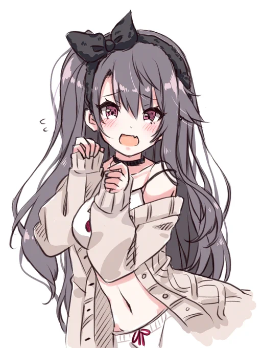 メンテ中に描いたクーちゃんこのクーちゃんはなんて言ってるかなー???#アズールレーン#パーミャチ・メルクーリヤ 