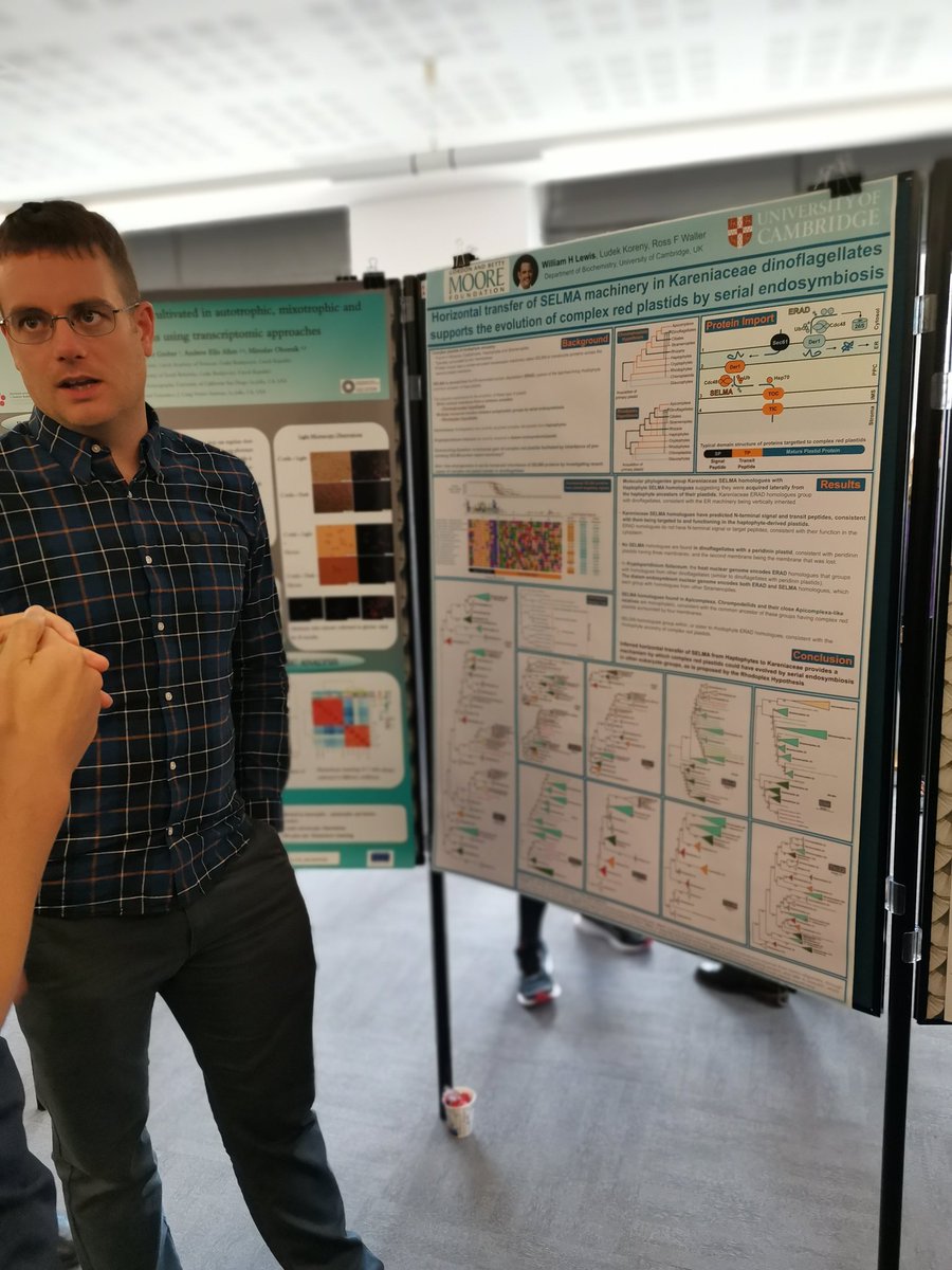 CamWallerLab's tweet photo. Our dearest @WillLew12 presenting in silico research on #plastid evolution #CJM4 https://t.co/g2tMbu7tMu