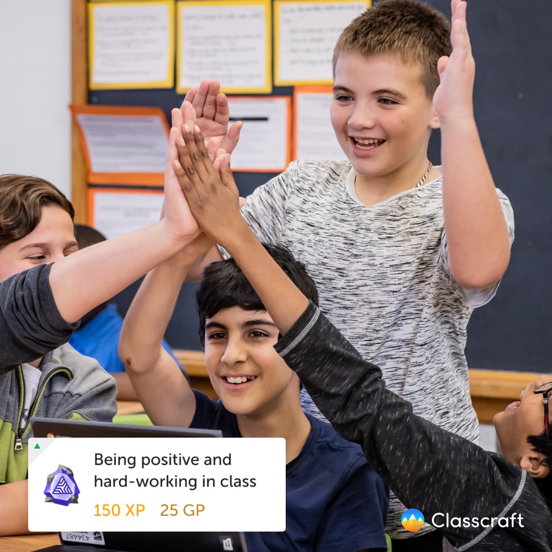 classcraftgame's tweet photo. It takes everyone to create a #PositiveSchoolCulture. Hereβs how you can involve admin, faculty, and staff to provide positive points to students in #Classcraft.
Get the whole school involved in #PositiveBehaviorManagement.
https://t.co/rASjyUkWrb
#RelationshipsAreEverything https://t.co/FNmcIbQu39