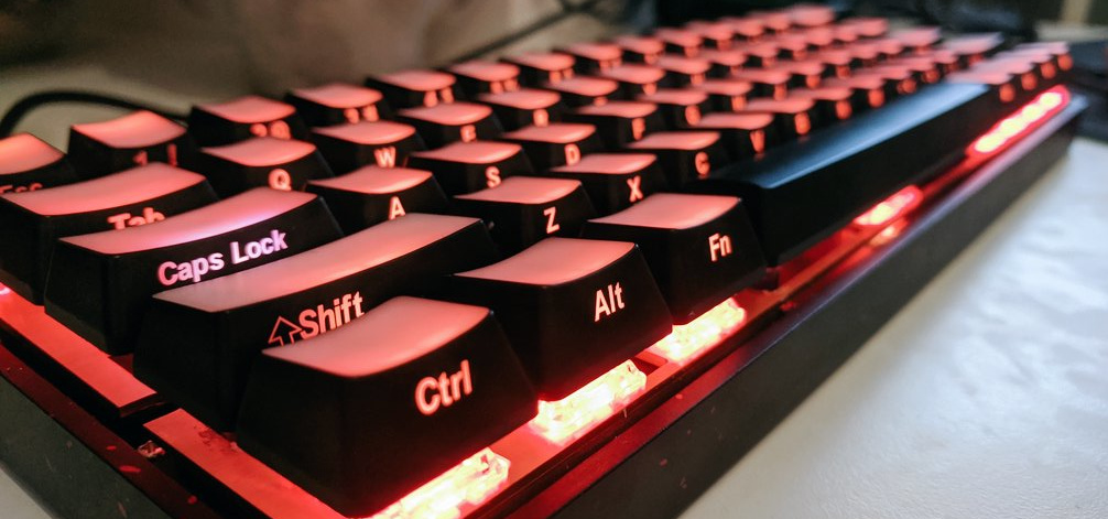 Here is another keyboard I built a few months back <a href="/KBDfans/">KBDfans</a>, orange Tangerine C2 switches, orange lights, and orange in the case.. pretty solid theme