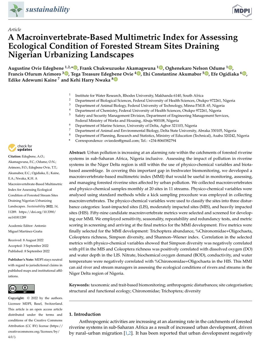 Frank C. Akamagwuna, PhD tweet media