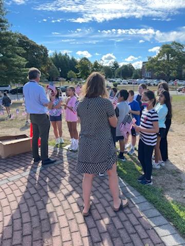 ted_cannone's tweet photo. Garden City Middle School remembers September 11.  Great students and teachers.  Thanks to Mr. Marr and Dr. Fasano.🇺🇲 https://t.co/QNCOsCfRg2