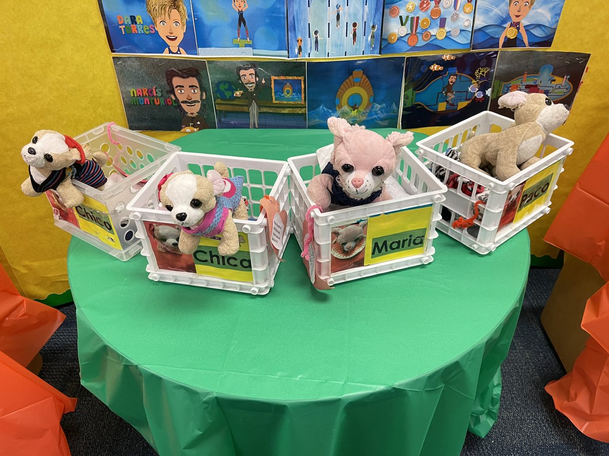 🐶 🐶 Welcome back to Spanish class! Our 4 chihuahuas mascots are back and ready to spend the weekend with our students! So excited! 🐶 🐶