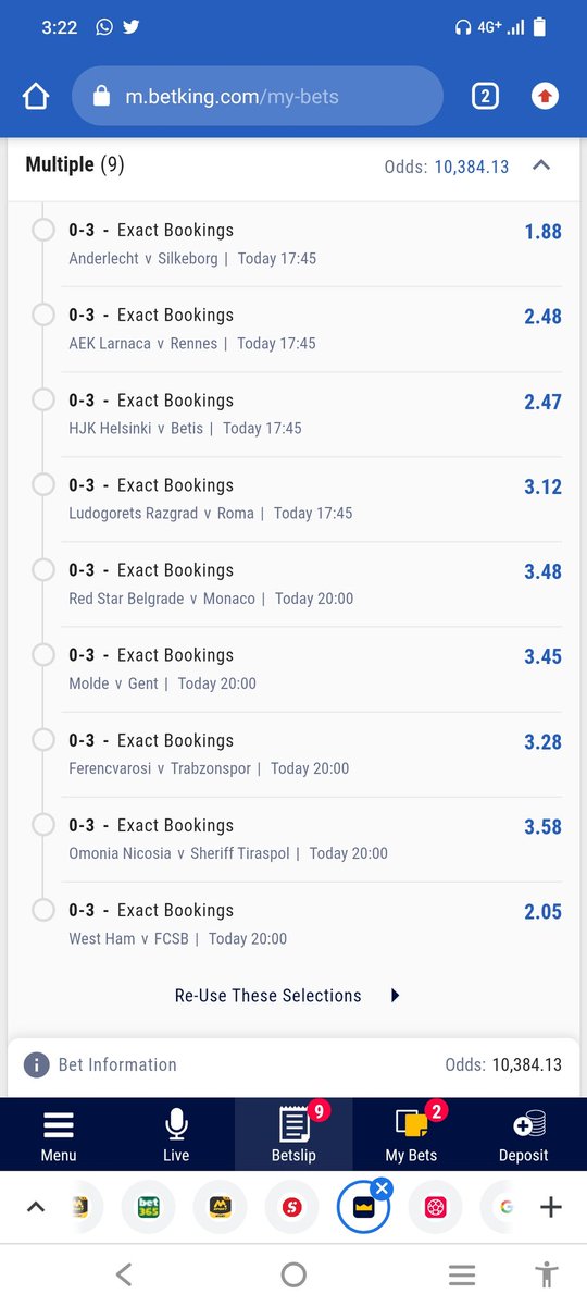 Donself_273's tweet photo. #Audaciousbet #UEFA #Betking
B55JW
K3HUA
@Aryaatips @LouieDi13 https://t.co/u6VIWLJis6