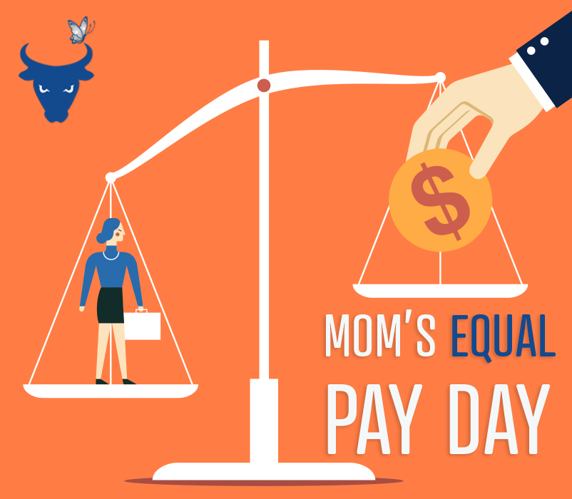 RTSWS_'s tweet image. Happy #MomsEqualPayDay!

9/8/22–  the day when the average working mom’s pay finally catches up to what the average dad earned in 2021. For every dollar paid to a working dad, moms only make 58 cents. In other words, it takes moms roughly an extra 9 months to earn what dads earn!