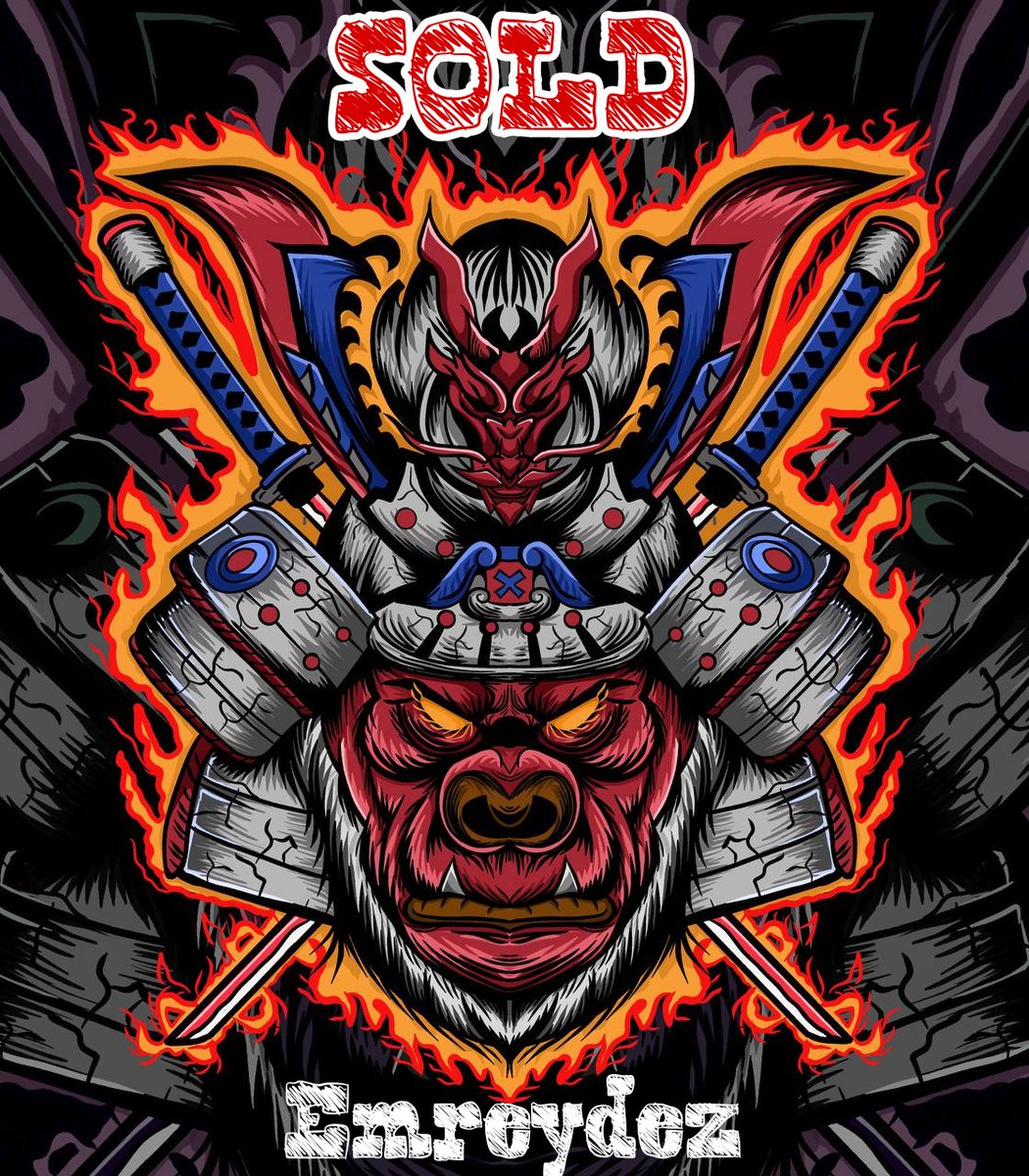 Emreydez's tweet photo. 🔥SOLD🔥
KONG SAMURAI
File : A3 PSD, JPG hight resolution &amp; PNG transparent
#TSHIRTDESIGN #tshirt #samurai #illustrationart #drawing https://t.co/CPpCOo0Mdv