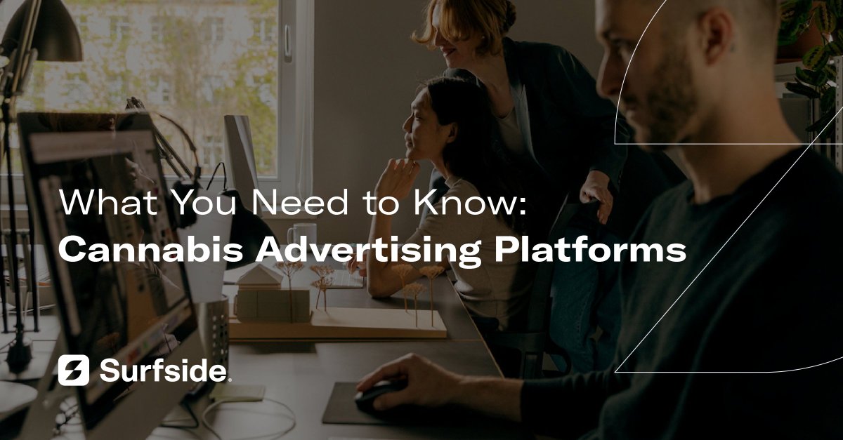 getsurfside's tweet image. Looking into #cannabis advertising platforms? Here are five things you should consider, from compliance and ad design to customer data and audience targeting: surfside.io/article/cannab…