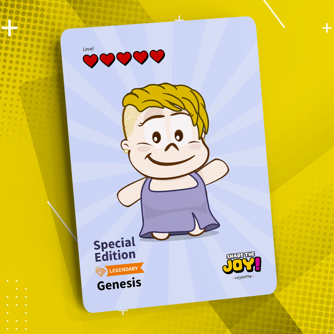 Meet the LEGENDARY #39 Joy, Luiza.
Only 10 copies were minted and they are exclusive for sale (0.005 $ETH).

Don't miss the opportunity to have it in your collection.
🔗Click here: bit.ly/joy-luiza

#NFTCommunity #SharetheJoy #SharetheJoyLegendary