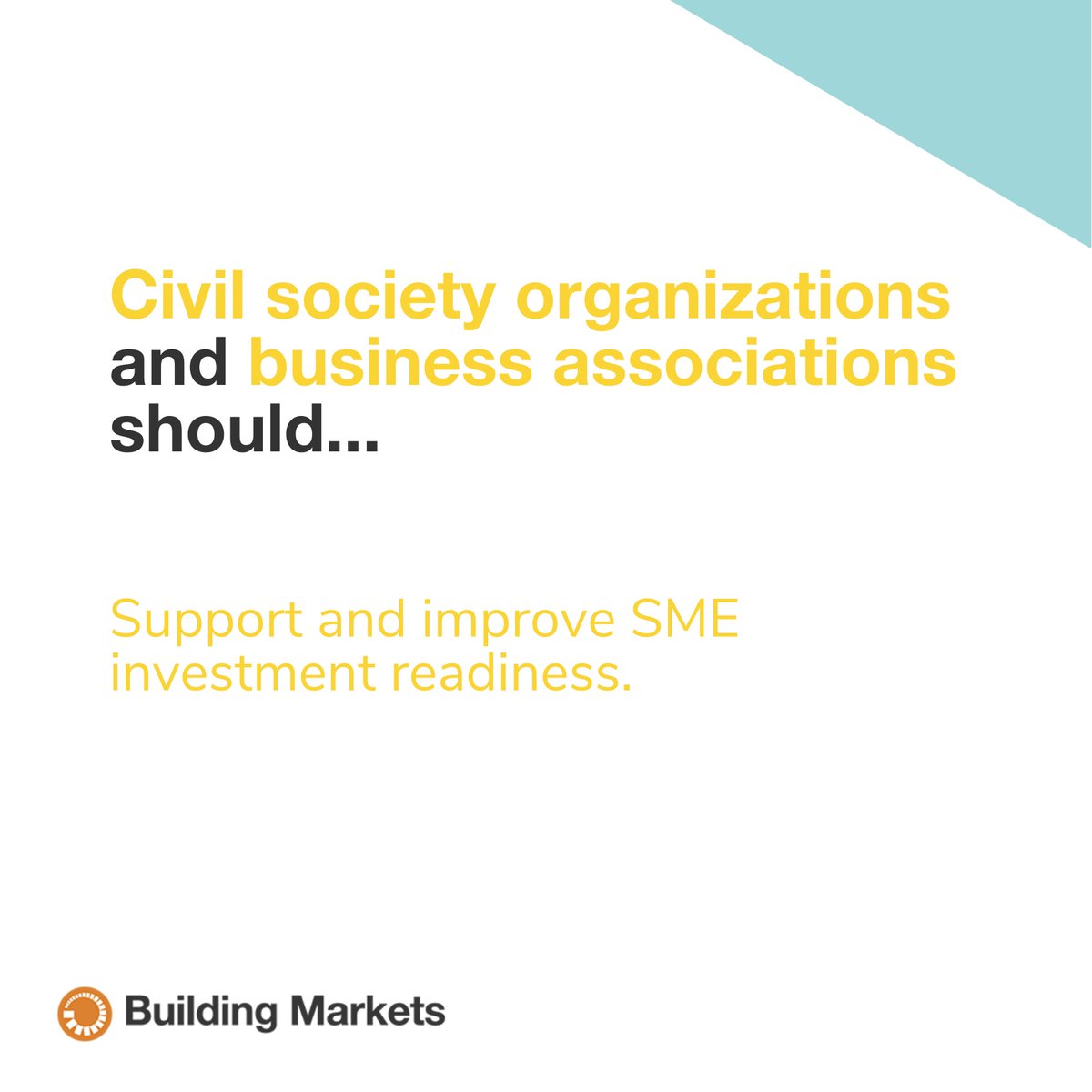 BuildingMrkets's tweet photo. How can we improve access to capital for #refugee #entrepreneurs? Check out these recommendations!
#SmallBusinessBigImpact
#BuildingMarkets https://t.co/F8XQcpNN3y