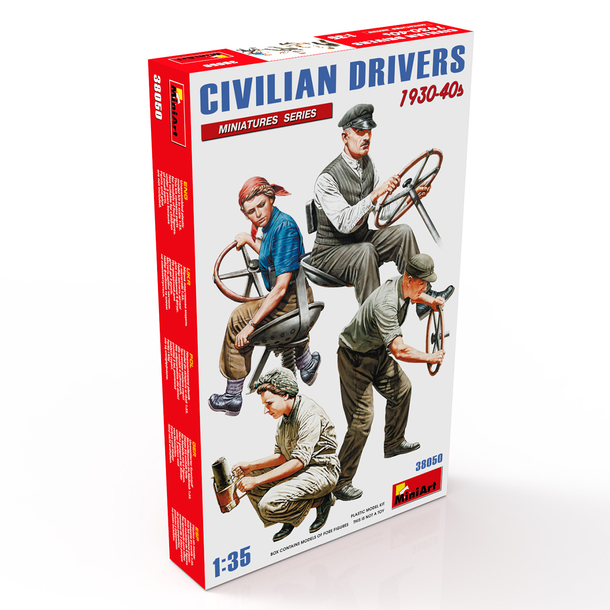 MiniArt Models on Twitter "New MiniArt Kit Coming Soon 38050 CIVILIAN DRIVERS 193040s http