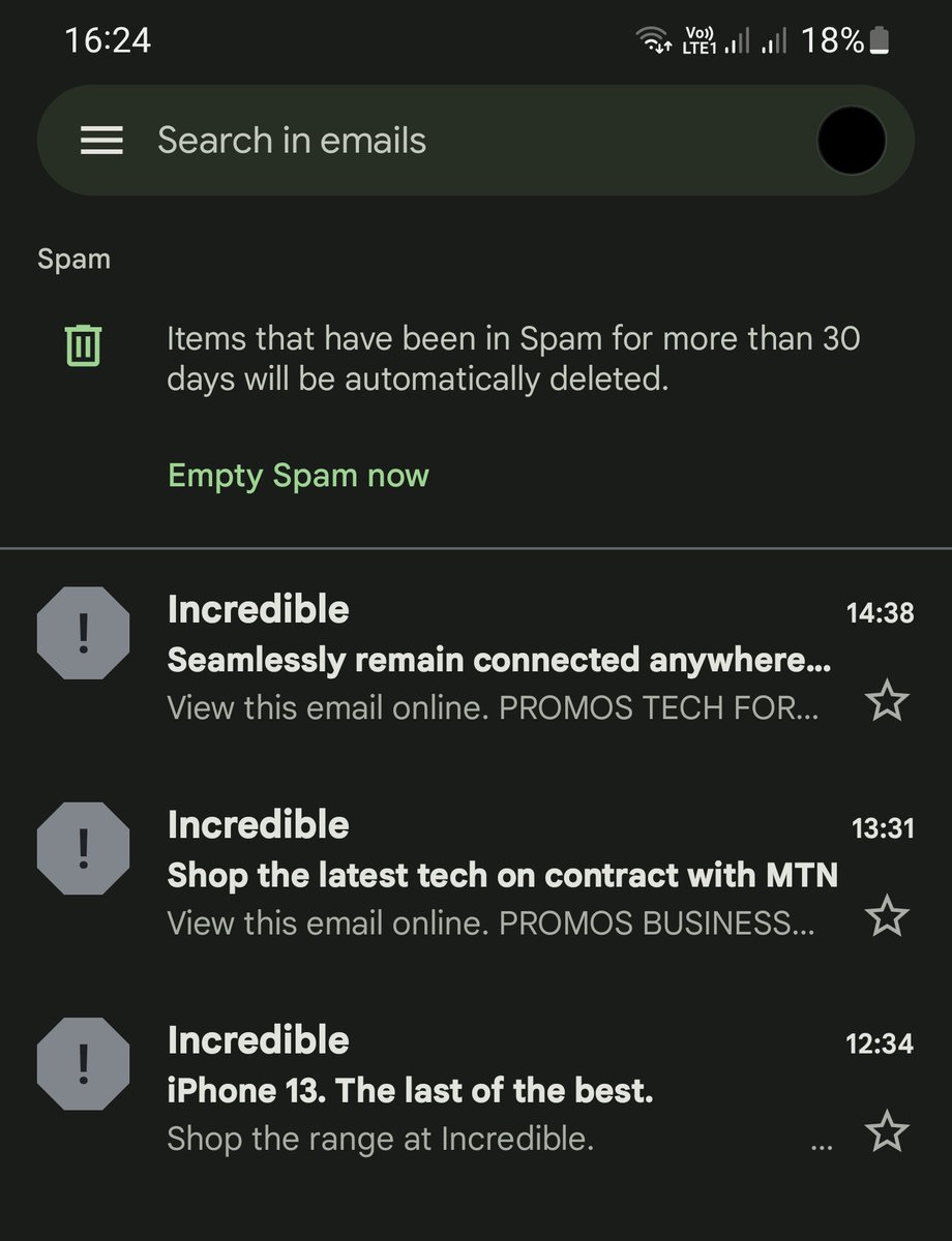 cjnaidoo's tweet photo. Hi @IncConnection, I've tried removing myself from your automated mailer, yet it seems to have taken it personally.. 1 mail an hour straight to my spam mailbox? Please fix. https://t.co/pOgRY3BIqL