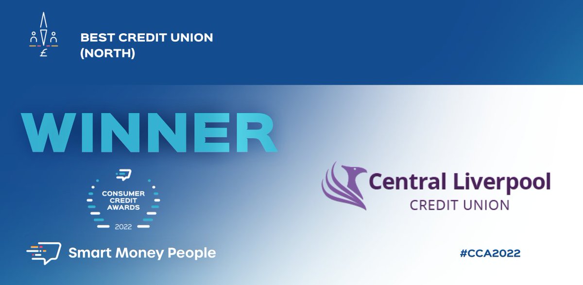 CreditAwards's tweet photo. CONGRATULATIONS 🎉
The @creditawards ‘Best Credit Union (North) Award 2022’ winner 🏆 is …. @CentralLiverpoolCU - A newcomer for this year!
#CCA2022 #Awards #CustomerDecided https://t.co/HJ7HPFIpus