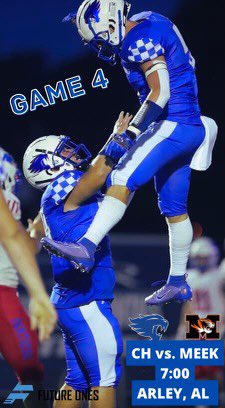 CHHS_FB's tweet photo. Cash 💵 Tickets and GoFan will be available tonight @ #9 ranked Meek High School. #GoCats https://t.co/sDEi4rUgqv