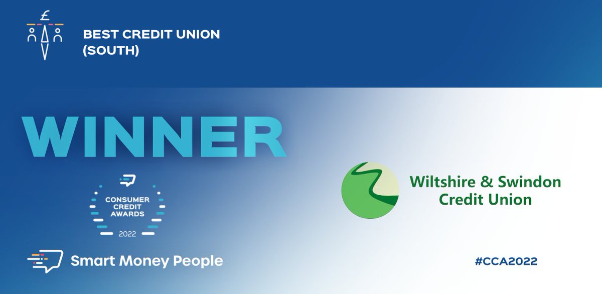 CreditAwards's tweet photo. CONGRATULATIONS 🎉
The @creditawards ‘Best Credit Union (South) Award 2022’ winner 🏆 is …. @Money4Wilts - a newcomer to these awards.
#CCA2022 #Awards #CustomerDecided https://t.co/hfewRGl5q9