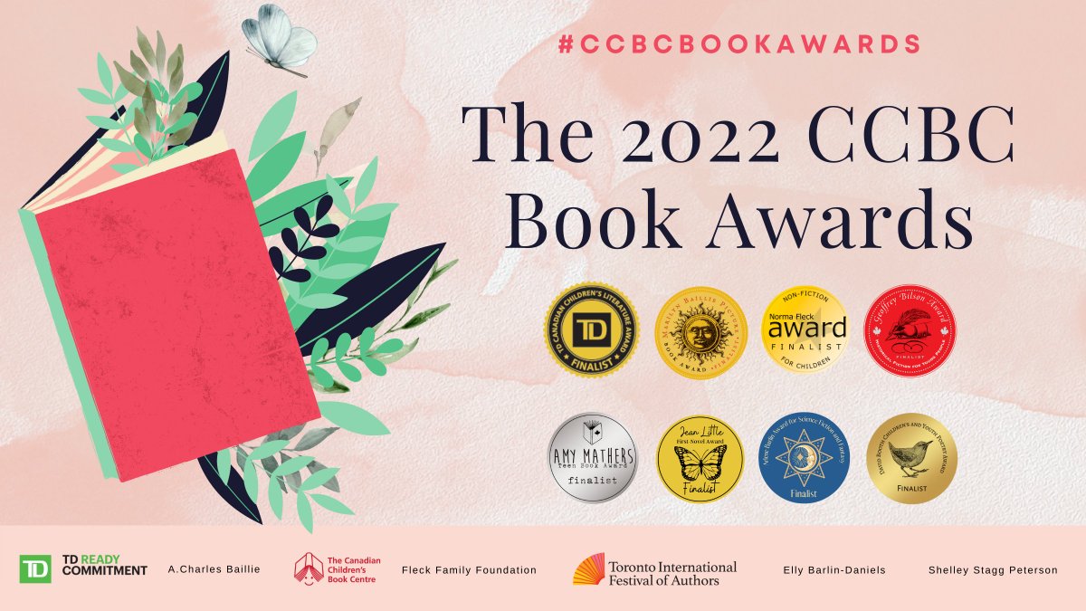 Congratulations to all of the shortlisted authors and illustrators for the 2022 #CCBCBookAwards! These nominated titles highlight the best in Canadian books for young people. <a href="/festofauthors/">Toronto International Festival of Authors (TIFA)</a> <a href="/TD_Canada/">TD (Canada)</a> ow.ly/sL0L50KCY3S
