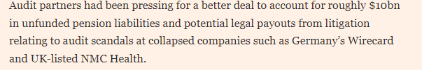 TBraithwaite's tweet image. EY's top bosses vote to split the firm. "Unanimous" CEO Carmine di Sibio tells @_MODwyer. Now it goes to the 13,000 partners, some of whom want more money to take account of big lawsuits over previous bad audits.... ft.com/content/41cc39…