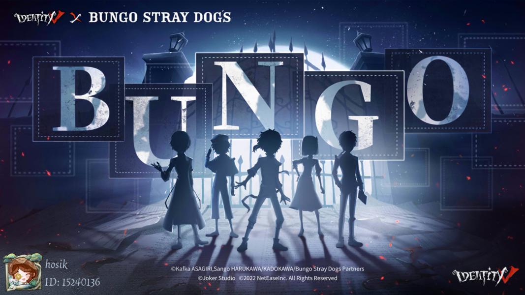 hosc0s's tweet photo. #Identity V × Bungo Stray Dogs Crossover The Identity V × Bungo Stray Dogs Crossover is about to begin! Come guess the crossover characters with hosik. https://t.co/TyBX3K3NX8