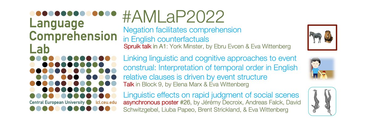Very excited for #AMLaP2022! The lab presents three projects, using all the available formats -- come join us in person or virtually!