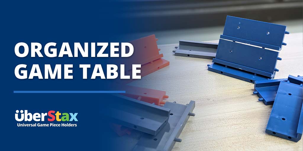 UberStax's tweet photo. Nothing makes us happier than an organized game table. Find out how UberStax can help declutter your tabletop during board game night.

#cardholder #boardgameaccessories #boardgames #gamingorganized https://t.co/aBWVVGTAAm