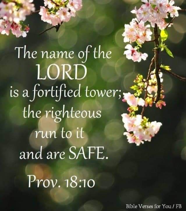 The name of the Lord is a fortified tower...