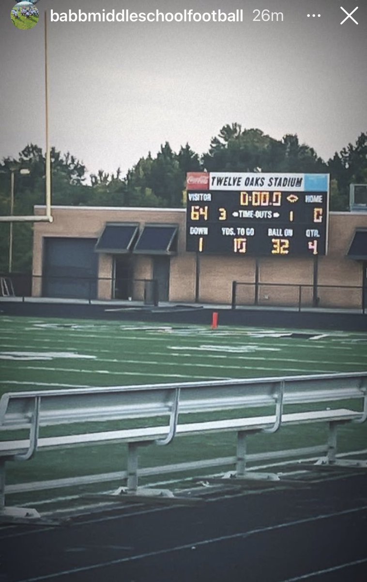 BabbMiddle's tweet photo. Congratulations to our amazing football team for getting that W!!! @ccpsathletics1 #babb #ccpsathletics #winning #betterthannormal #babbwins https://t.co/Cht5p1vaHX