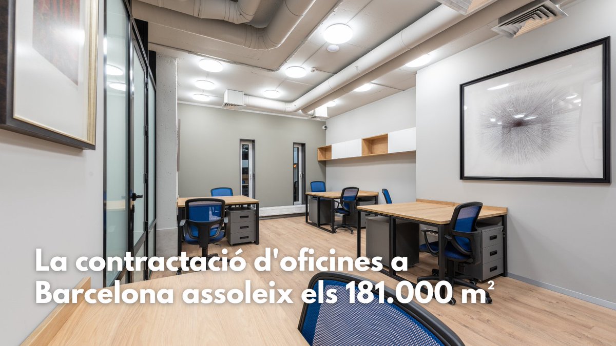 Forcadell1958's tweet photo. 📣Nou Informe de Mercat d’#Oficines a Barcelona 1S 2022.
 
La contractació d’oficines a #Barcelona ha assolit els 181.000 m² el primer semestre de 2022, arribant a nivells prepandèmia. 

👉Consulta l'informe: https://t.co/mP0H4vQuuG

#Forcadell1958 #InformeForcadell #Oficina https://t.co/W2St58nfbH