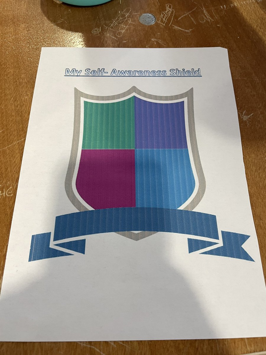 NMcrCSNS's tweet photo. @leilamon challenging the @NMcrCSNS to create their self awareness shields @caomha_preston @TracyWa85424040 https://t.co/f2d4AitSF3