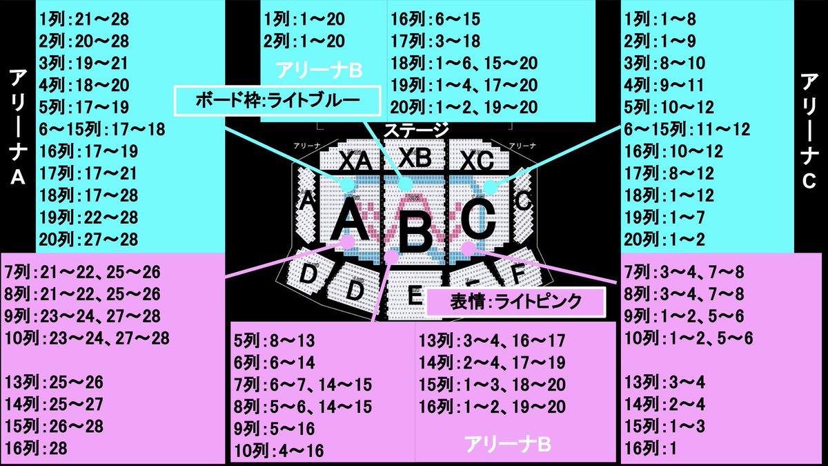 RinachanBlade5's tweet photo. 対象座席番号を一覧から確認したい方はこちらの画像をご確認ください。
#RinachanBlade #ニジガク5thブレード企画
(4/4) https://t.co/IdzFM2rPab