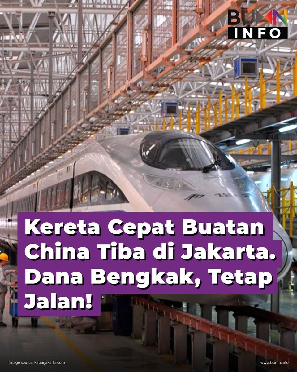 bumninfo's tweet photo. #SobatInfo, hmm rangkaian Kereta Cepat Jakarta-Bandung (KCJB) telah tiba di Pelabuhan Tanjung Priok, Jakarta, Jumat (2/9/2022). https://t.co/EBvgmYH8vu