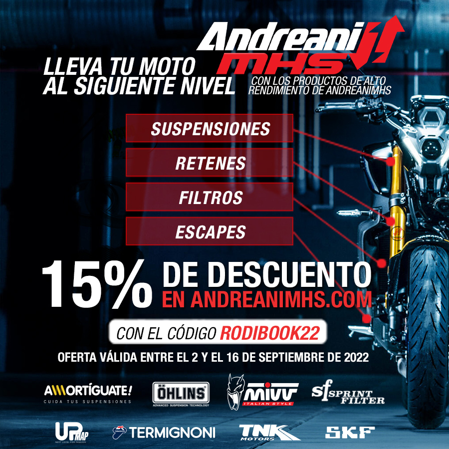 andreanimhs's tweet photo. Sólo hasta el 16 de septiembre, consigue un 15% de descuento en nuestra web en una gran variedad de productos con el código RODIBOOK22
#andreanimhs #ohlins #suspensiones #amortiguate #moto #rodibook #motor #offroad #road #aventura #adventure #mivv #sprintfilter #termignoni #skf https://t.co/VZJWDr3sRk