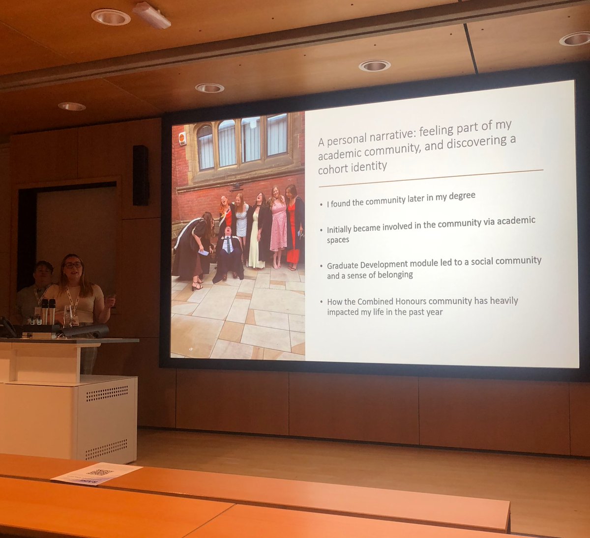 MaishaIslam_28's tweet photo. Great presentation from the Combined Honours team @UniofNewcastle - alumni reflections from Megan show that consistent/persistent comms from us  are so important to reach all students, greatly put by @LydiaHalls as the ‘gentle nudges’! @RAISEnetwork #RAISE2022 https://t.co/f2GGPKCATB