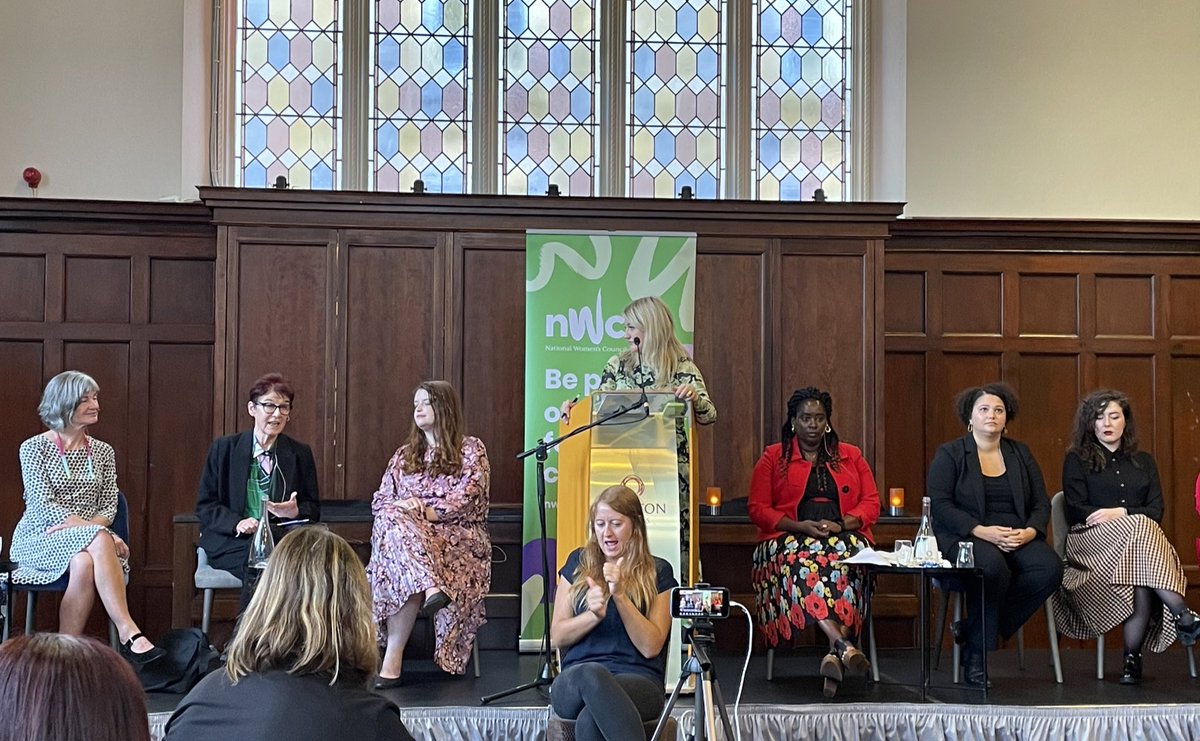 Honored to be at the All-Island #womensforum and the launch of the report with recommendations for the Governments North and South. Taoiseach @MichealMartinTD spoke on the essential work of bridging caps across the border and equal opportunities. Now the debate! @NWCI