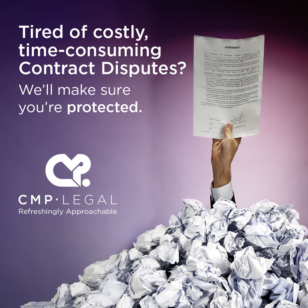cmplegal_'s tweet image. Tired of costly, time-consuming Contract Disputes?
At CMP Legal we appreciate that all disputes need to be handled sensitively and the commercial impact a dispute can have on a business. If you think you have a dispute call us today on 01246 956440.

#contractdispute #cmplegal