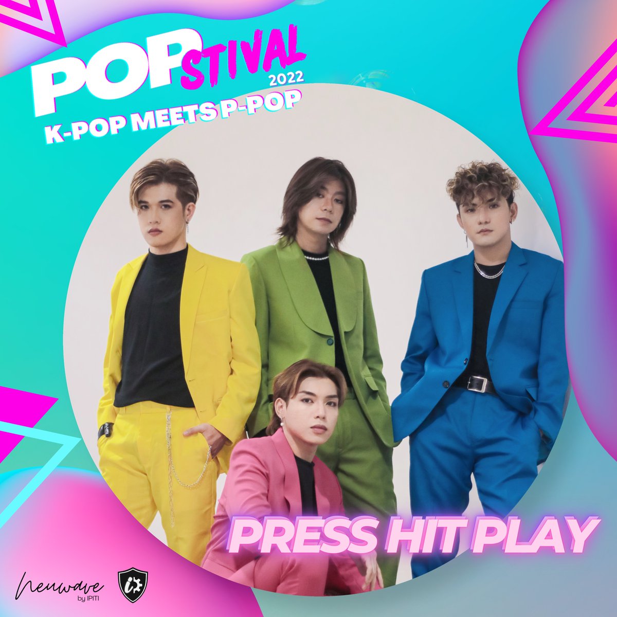 philconcerts's tweet photo. PRESS HIT PLAY will hit the #POPstival2022 stage on October 21 at the CCP Open Grounds!

@neuwave_events https://t.co/2VgVzhoSad