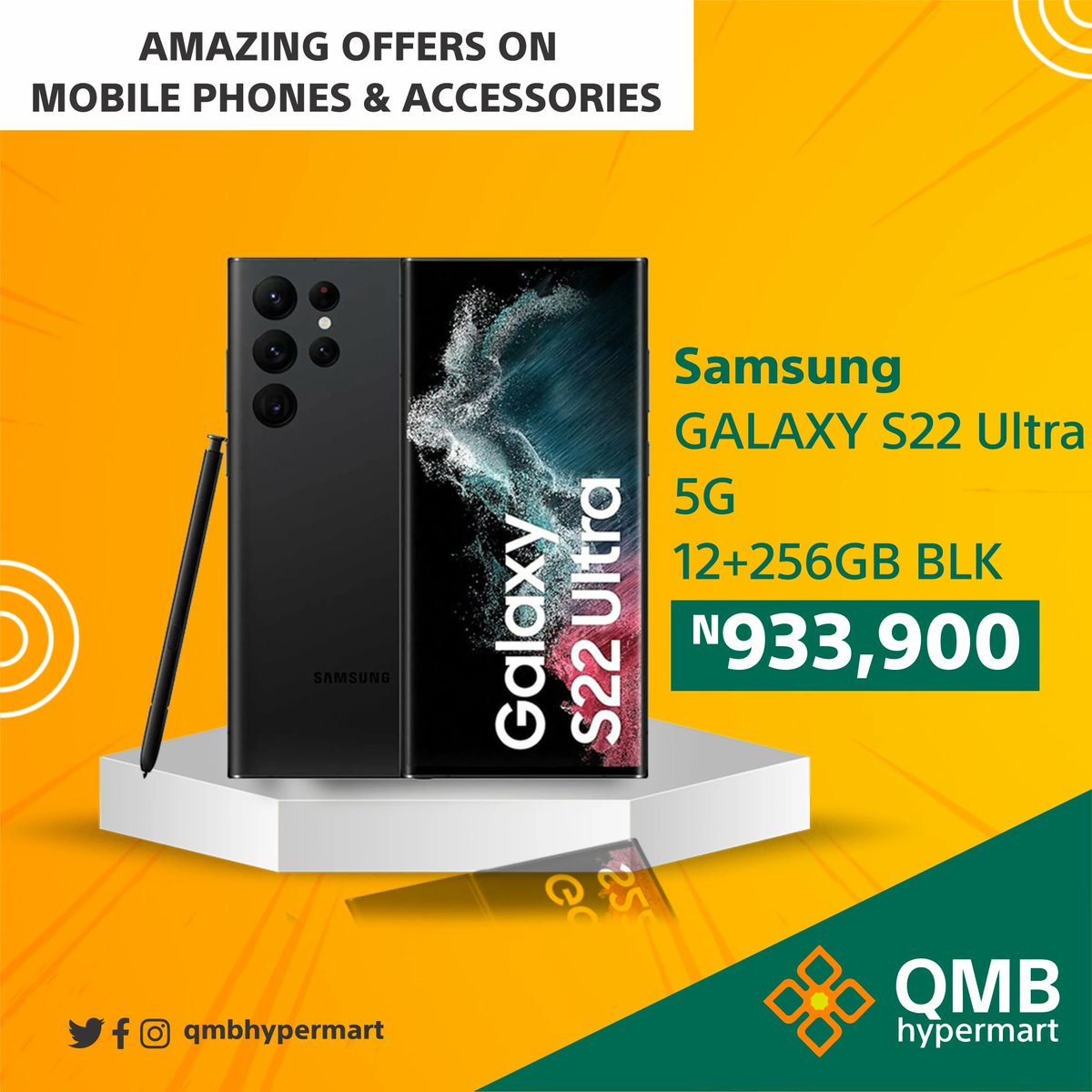 QMBHypermart's tweet photo. Get the best offers on phones and accessories at QMB Hypermart.

Hurry! Items available in-store at QMB Builders' Mart Road, Lekki.

#QMBHypermart #Shopping https://t.co/xZxWhsZ3A3
