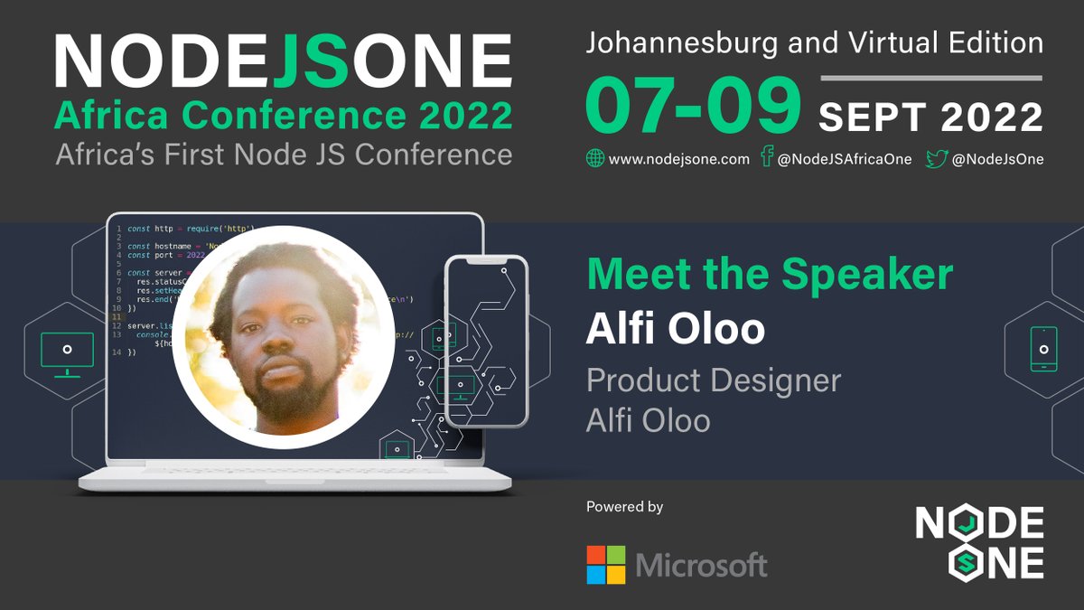NodeJsOne's tweet photo. @al4onse_o is a lifelong student in the field of mentorship and his talk highlighted this well.Thank you for the inspiring talk. 
#NodeJsOne2022 #NodeJSAfrica2022 #MicrosoftZA #AzureCosmosdb #AzureAdvocates #Nodejscommunity #JS #nodejs https://t.co/0seteBJT9I