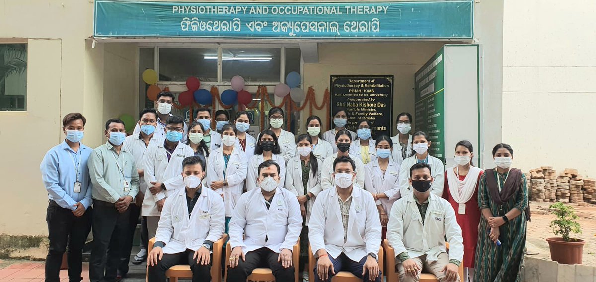 KIMSBBSR's tweet photo. #KIMSBhubaneswar #Dept of Physiotherapy celebrates #WorldPTDay 2022 with the theme #SaveALifeWearAMask
#KIMSBhubaneswar on this occasion wishes all patients, visitors a healthy body and mind & good dose of daily exercises https://t.co/4N4sU7u6GO