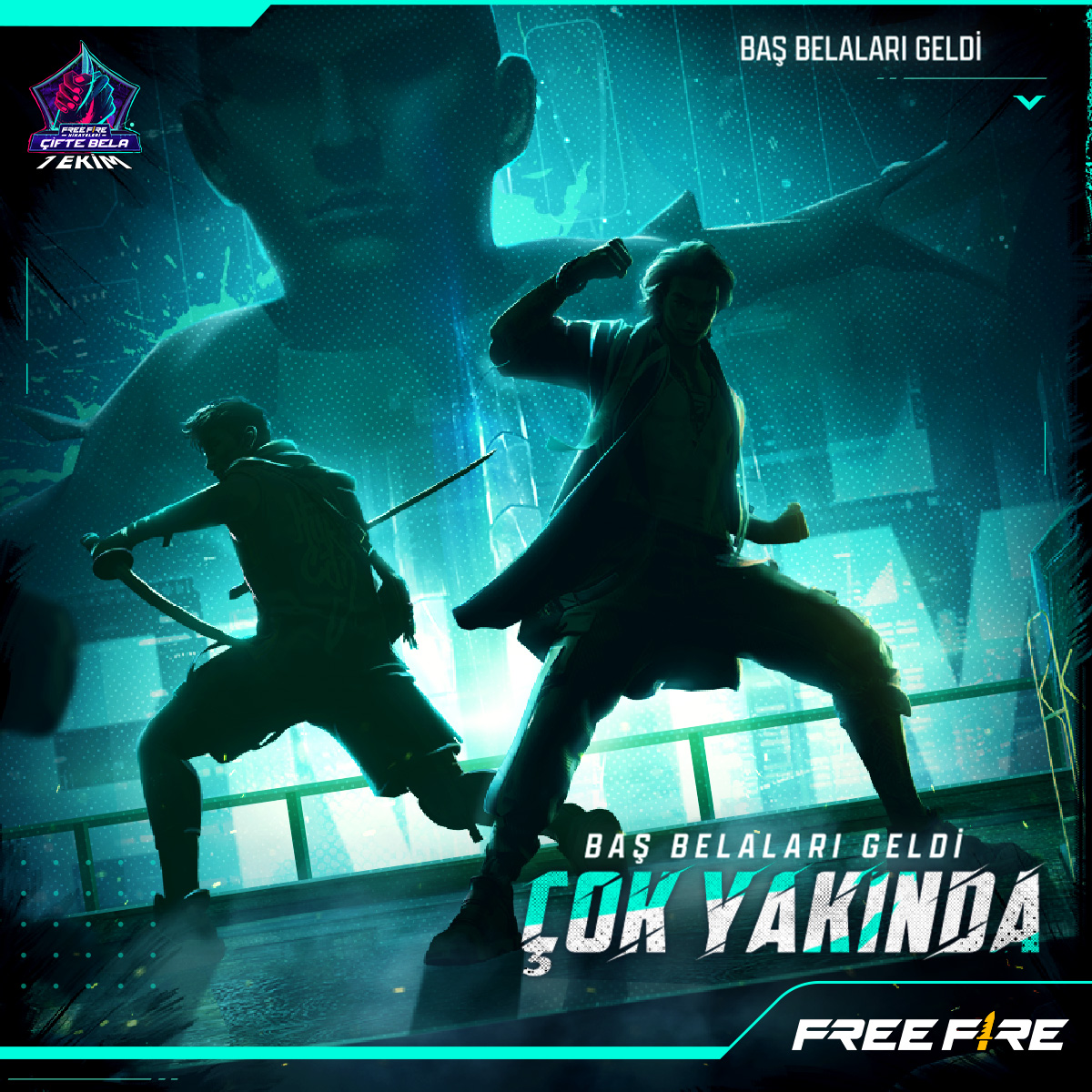 Baş belaları geliyorlar! Kim olduğunu tahmin edebilir misin?

#GarenaFreeFire #FreeFireTürkiye
#FreeFireHikayeleriÇifteBela