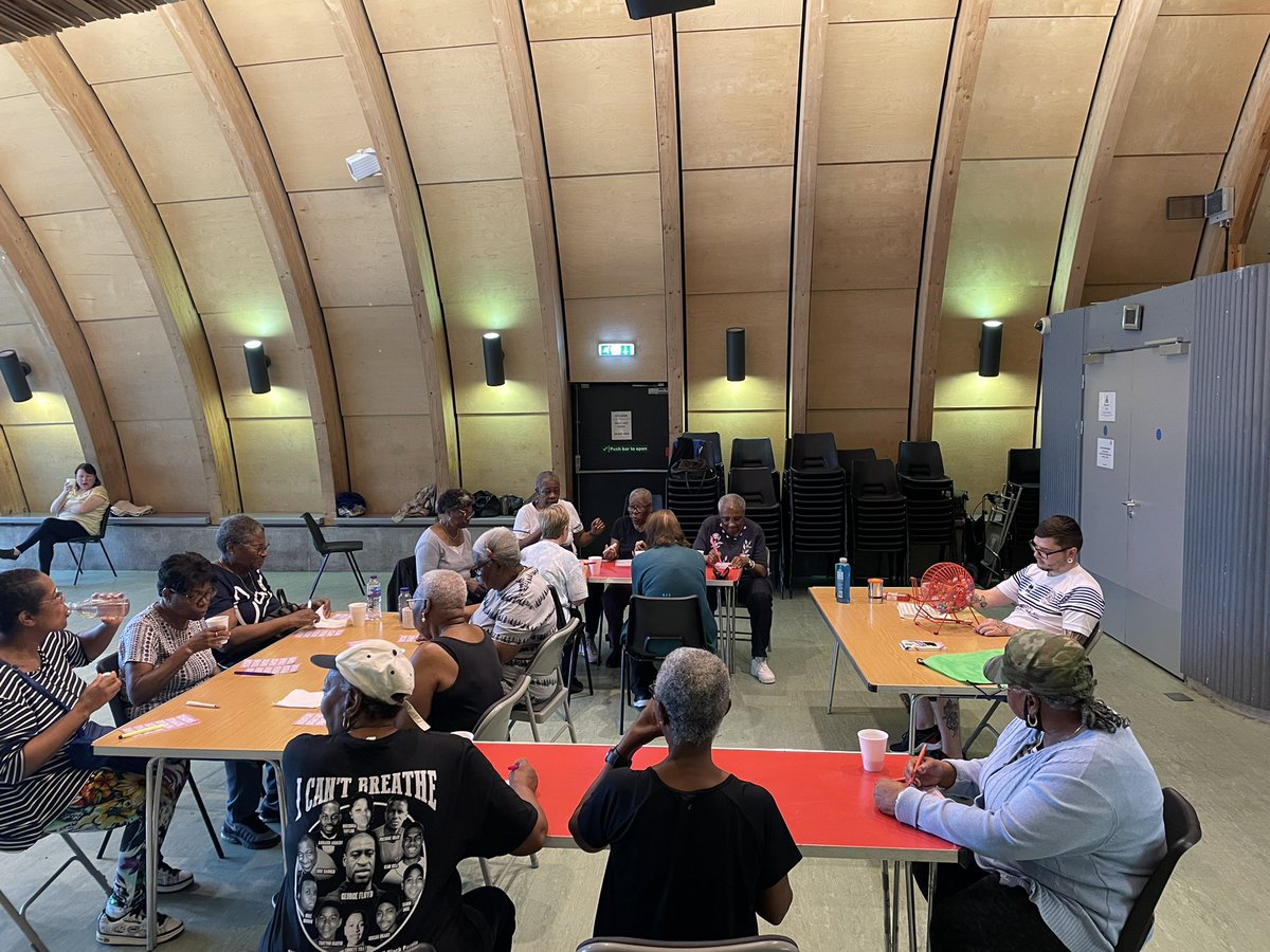 Great to see everyone on our first day back. Exercise class followed by bingo. @CityBridgeTrust @HydeHousing @MyHydeHome <a href="/Brent_Council/">Brent Council</a>