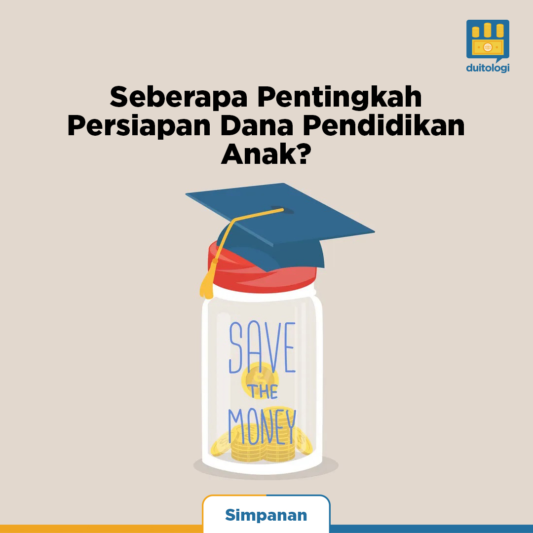 Sebanyak 46% masyarakat menabung secara rutin minimum 20% dari pendapatan. Artinya, masyarakat Indonesia sudah mengetahui pentingnya untuk menabung. Tapi apakah sudah cukup untuk biaya pendidikan? cutt.ly/1CWLQb0

#DanaPendidikan #BiayaPendidikan #TabunganPendidikan