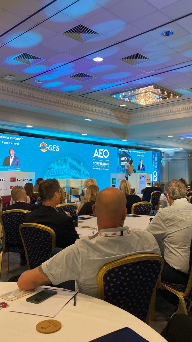 aeonews's tweet photo. An inspiring opening keynote from @renecarayol! #AEOConference22 https://t.co/KnJEDssVEx
