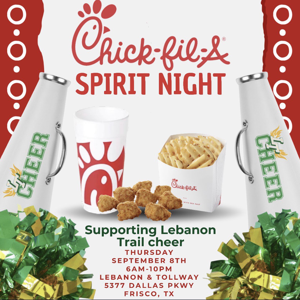 Yummy!  Who wants CFA three times today?!  #breakfastlunchanddinner