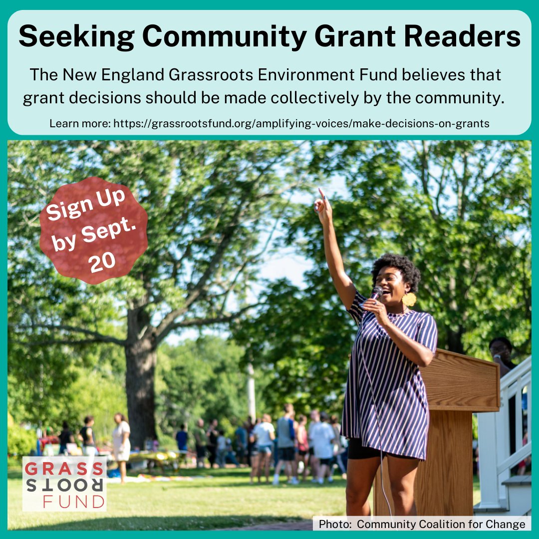 At the Grassroots Fund, we believe that grant decisions should be made by the communities that the grants are serving. Join us in making that a reality by becoming a Community Grant Reader for our fall round. Sign up by September 20 at grassrootsfund.org/amplifying-voi….